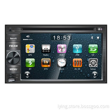 6.2-inch Double DIN Universal Car DVD Player, Supports 3G